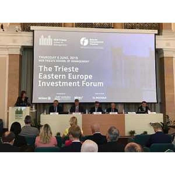 L'assessore al Lavoro, Formazione, Università e ricerca del Friuli Venezia Giulia, Alessia Rosolen, interviene al Trieste Eastern Europe Investment Forum 