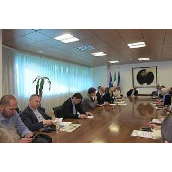 Il vicegovernatore della Regione con delega alla Salute, Riccardo Riccardi, interviene alla prima riunione del Tavolo di lavoro interistituzionale tra la Regione e i sindaci responsabili degli ambiti socioassistenziali
