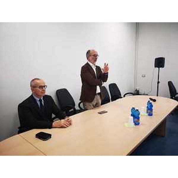Il vicegovernatore del FVG, con delega alla Salute, Riccardo Riccardi, incontra il nuovo commissario straordinario della Azienda per l'assistenza sanitaria 5 Friuli Occidentale, Eugenio Possamai 