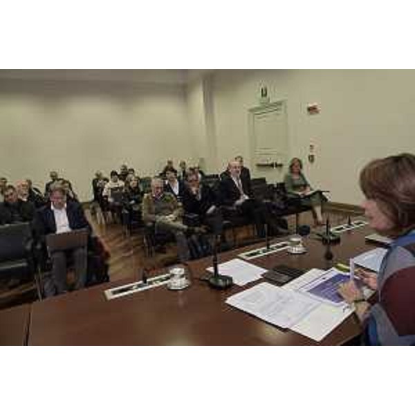 L'assessore regionale alla Formazione e Lavoro, Alessia Rosolen, interviene nel corso della periodica seduta del Tavolo di Concertazione.