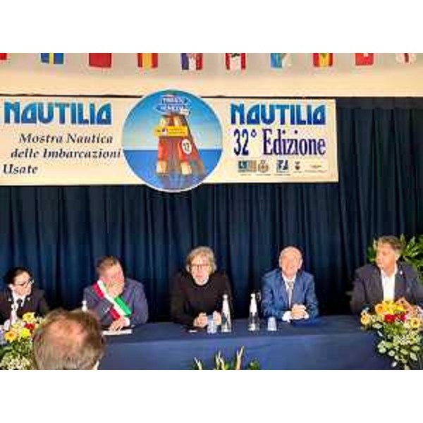 L'assessore regionale alle Attività produttive Sergio Emidio Bini all'inaugurazione di Nautilia. 