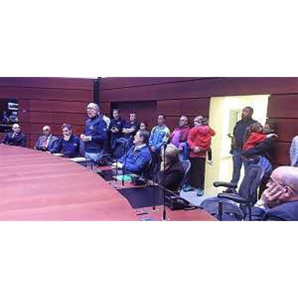  Il vicegovernatore della Regione FVG, Riccardo Riccardi, all'open day della Protezione civile nella sede operativa di Palmanova 