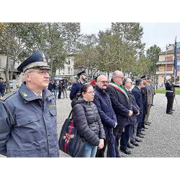 L'assessore regionale Sebastiano Callari alla cerimonia del Parco della rimembranza a Gorizia
