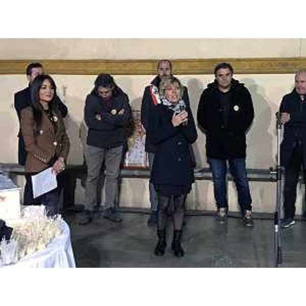 L'assessore alle Finanze Barbara Zilli alla cerimonia di inaugurazione della 20. edizione di Formaggio e dintorni a Gemona