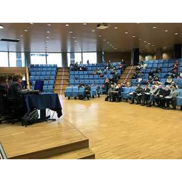 Parte del pubblico presente in sala in occasione dell'Infoday sul bando per le manifestazioni sportive svoltosi a Udine