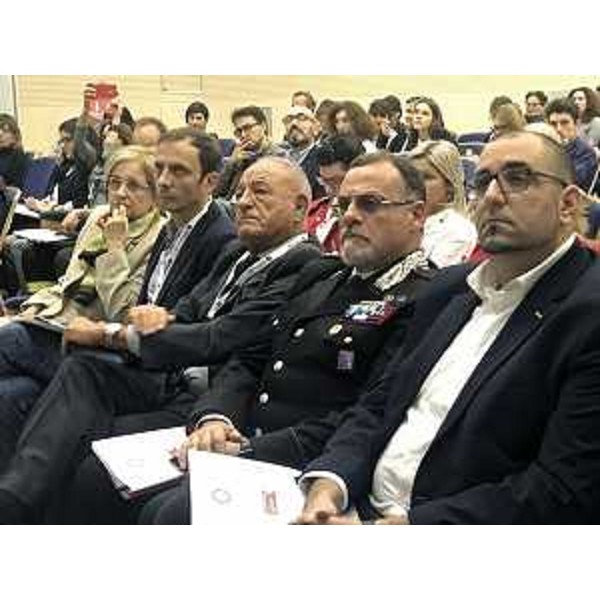 Il governatore della Regione FVG, Massimiliano Fedriga, interviene al convegno "Autismo ed emergenze, una risposta efficiente va costruita" organizzato dalla Fondazione Bambini e autismo. 