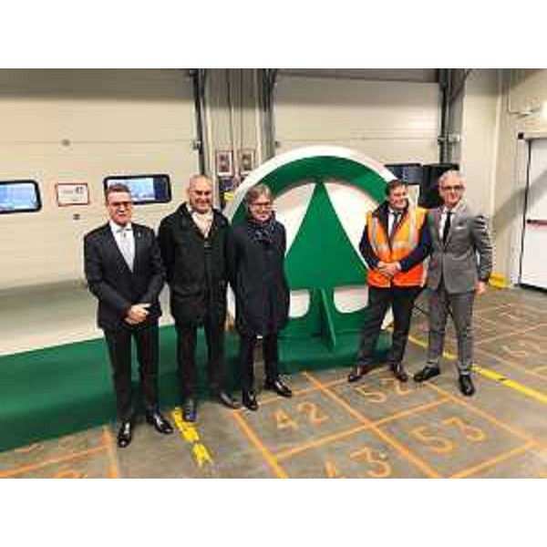 L'assessore regionale alle Attività produttive, Sergio Emidio Bini, interviene alla presentazione della nuova piattaforma logistica Aspiag Service, concessionaria Despar per il Nordest e l'Emilia Romagna. 