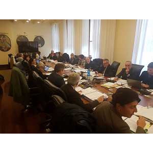 il vicegovernatore del FVG con delega alla Salute, Riccardo Riccardi, interviene nel corso della seduta delle III Commissione del Consiglio regionale dedicata al ddl sulla riforma sanitaria che a breve sarà discussa in Aula. 