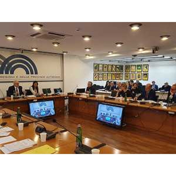 L'assessore regionale alle Finanze Barbara Zilli alla Conferenza delle Regioni a Roma