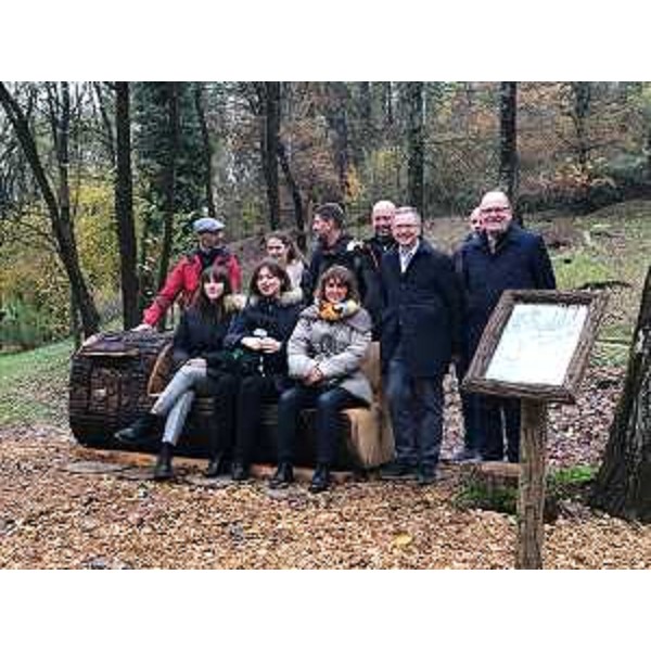L'assessore alle Risorse forestali del Friuli Venezia Giulia, Stefano Zannier, presenzia alla conclusione della giornata della Festa degli Alberi, a Bosco Romagno