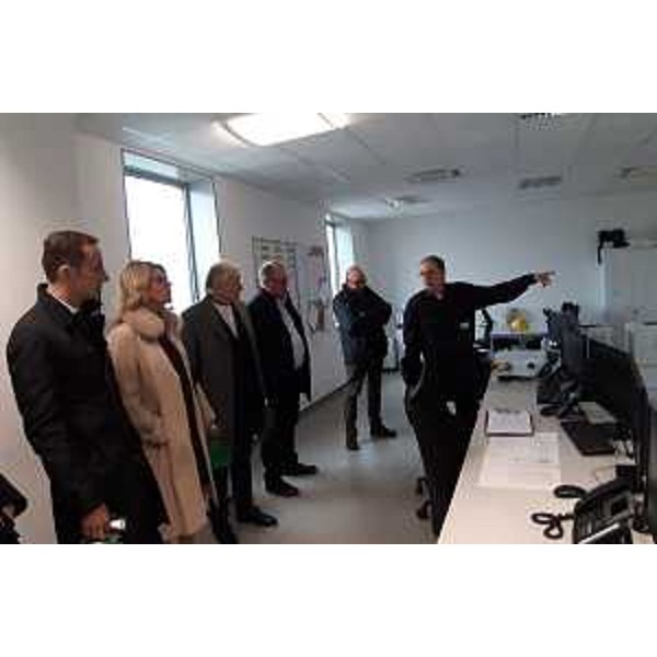 Il governatore della Regione FVG, Massimiliano Fedriga, visita il Polo chimico di Torviscosa (Udine), dove, su un'area di 110 mila metri quadrati bonificata, sorge lo stabilimento della Halo Industry.