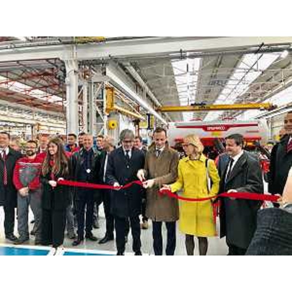 Il governatore del Friuli Venezia Giulia, Massimiliano Fedriga, accompagnato dall'assessore regionale alle Attività produttive, Sergio Emidio Bini, si è recato in visita alla Maschio Gaspardo di Morsano al Tagliamento (Pordenone)