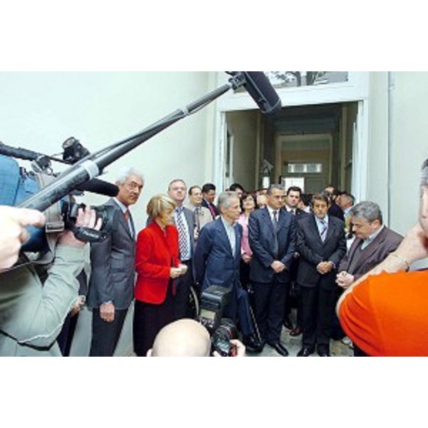 Riccardo Illy (Presidente Regione Friuli Venezia Giulia) all'apertura della sede FVG a Bruxelles (Bruxelles, 24/05/05)