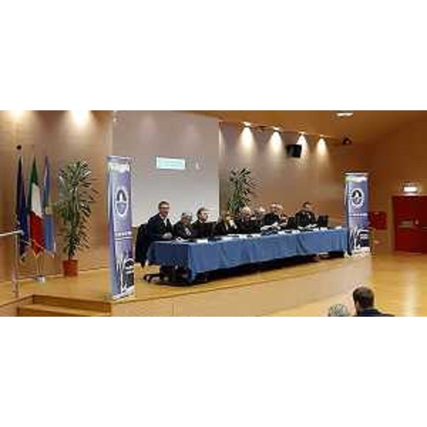 L'assessore regionale alla Sicurezza Pierpaolo Roberti interviene al convegno "Sicurezza urbana" in auditorium della Regione a Udine