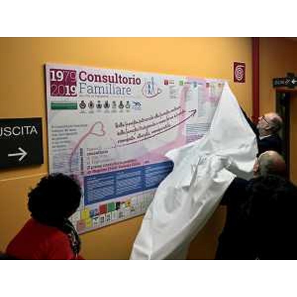 Il vicegovernatore Fvg con delega alla Salute, Riccardo Riccardi (a dx) ai 40 anni del consultorio di San Vito al Tagliamento