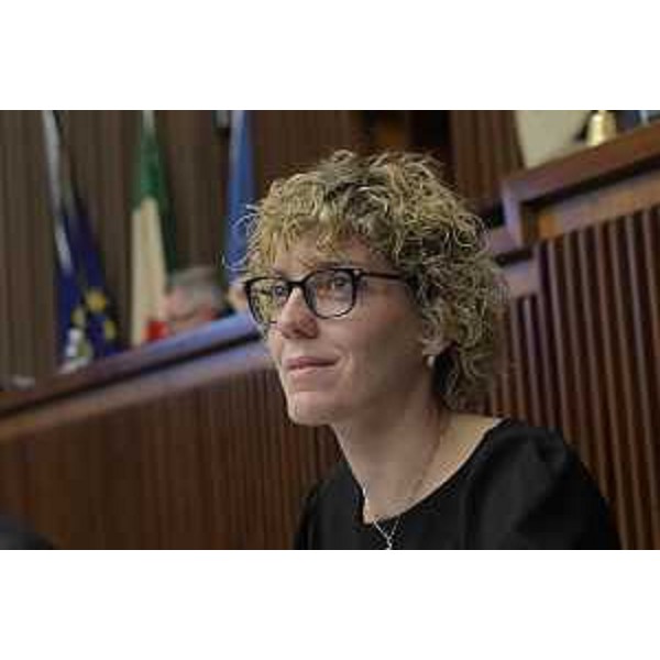 L'assessore regionale alle Finanze, Barbara Zilli, durante la seduta del Consiglio regionale dedicata alla Legge di stabilità 2020