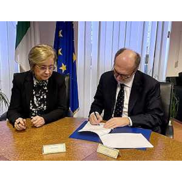 Il vicegovernatore del Friuli Venezia Giulia con delega alla Salute, Riccardo Riccardi, interviene alla firma del Protocollo d'intesa volto al potenziamento della funzionalità del Nucleo operativo tossicodipendenze (Not) e del Servizio Tossicodipendenze.