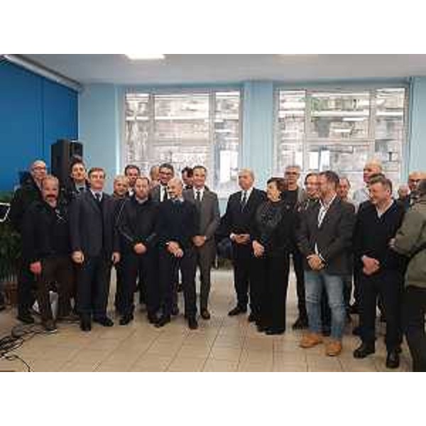 La premiazione dei dipendenti di Trieste Trasporti con maggiore anzianità di servizio (Foto ARC Regione)