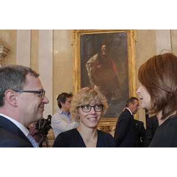 Gli assessori regionali Stefano Zannier (Risorse agroalimentari, forestali, ittiche e Montagna), Barbara Zilli (Finanze) e Alessia Rosolen (Lavoro, Formazione, Istruzione, Ricerca, Università e Famiglia). Foto ARC Montenero