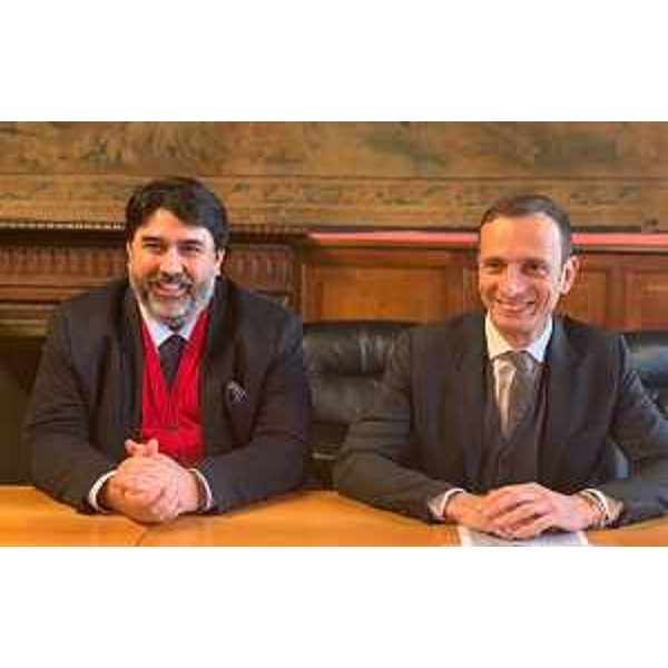 I governatori della Sardegna, Christian Solinas, e del Friuli Venezia Giulia, Massimiliano Fedriga. (Foto Regione FVG)