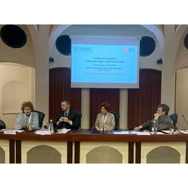 L'intervento dell'assessore regionale alla Cultura Tiziana Gibelli all'incontro del Fai svoltosi a Pordenone. (Foto ARC Liberti)