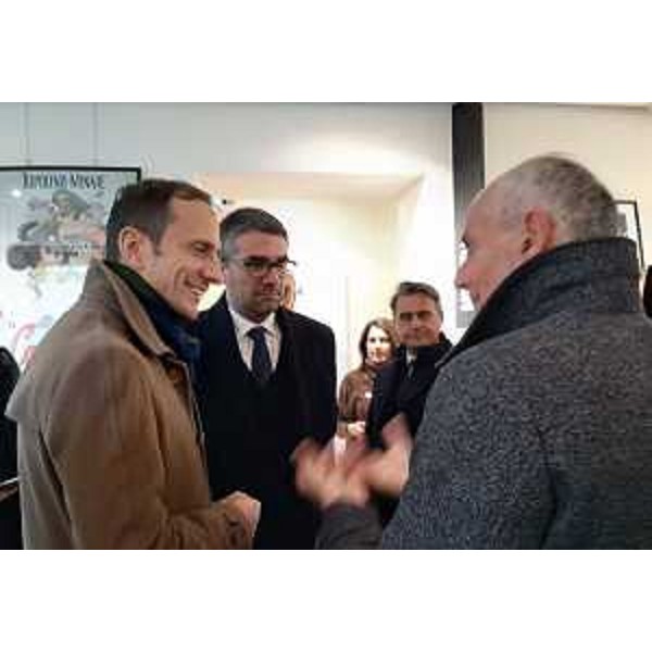 L'incontro a Pordenone tra il Capo della Polizia, Prefetto Franco Gabrielli, il Governatore della Regione Friuli Venezia Giulia Massimiliano Fedriga e l'assessore regionale alla Sicurezza Pierpaolo Roberti. (Foto ARC)