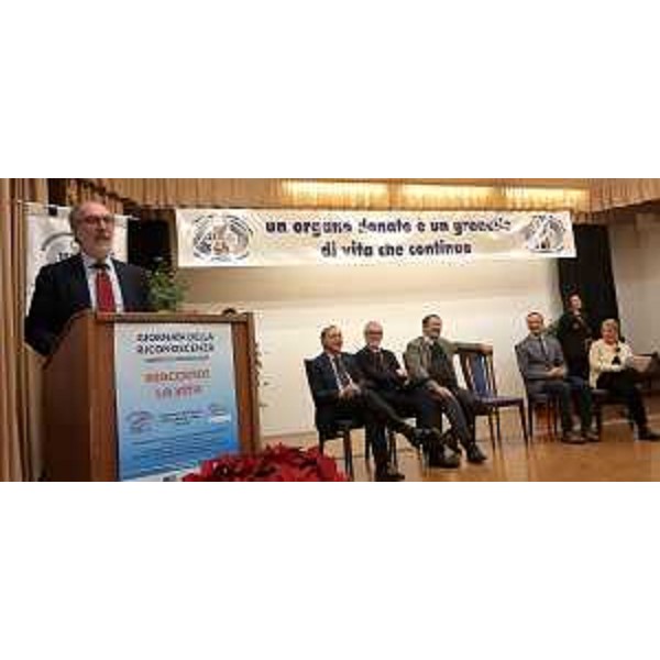 Il vice governatore della Regione, con delega alla Salute, Riccardo Riccardi, alla Giornata della Riconoscenza organizzata dall'Ado Fvg - Udine, 25 gennaio 2019. (Foto ARC Savi)