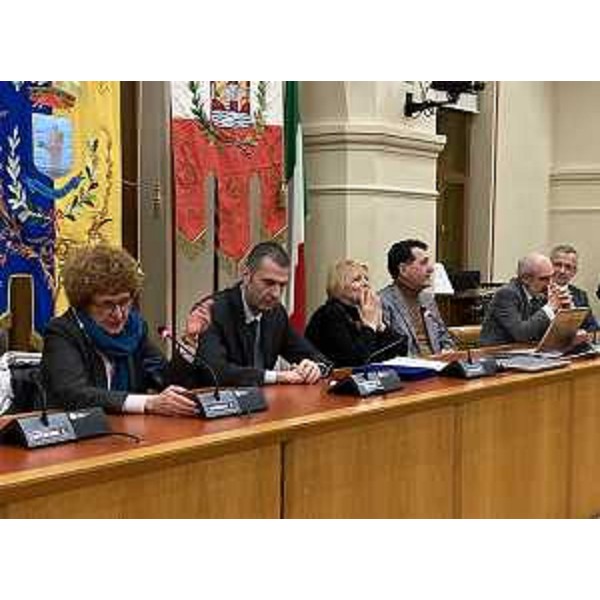 Intervento dell’assessore regionale alla Cultura Tiziana Gibelli alla cerimonia tenutasi in municipio a Pordenone durante la quale è stata celebrata la ricorrenza dei 50 anni di attività della Società musicale S. Marco. (Foto Regione FVG)