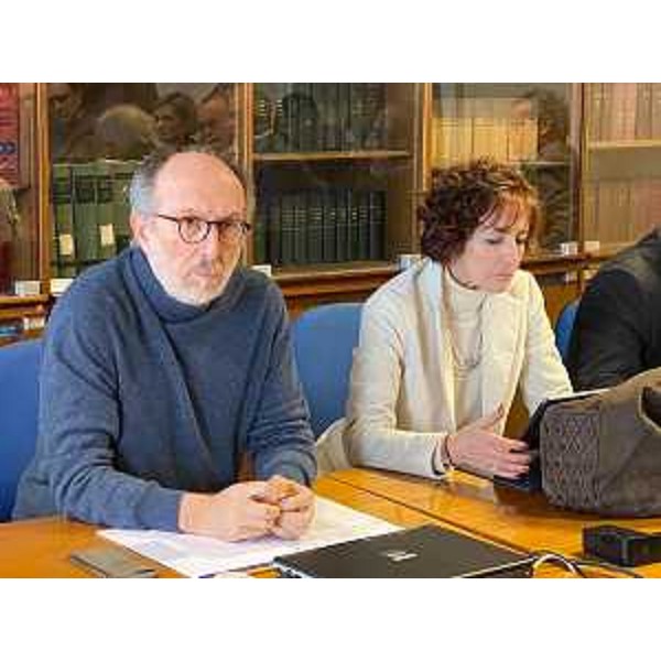 Il vicegovernatore del Friuli Venezia Giulia con delega alla Salute Riccardo Riccardi presiede la riunione di coordinamento regionale delle strutture sanitarie. (Foto Regione FVG)