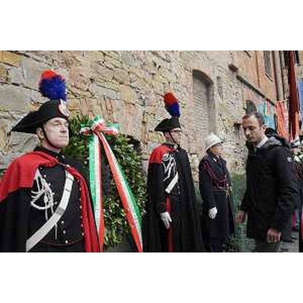 Il governatore del Friuli Venezia Giulia Massimiliano Fedriga alla cerimonia del Giorno della Memoria che si è tenuta alla Risiera di San Sabba a Trieste. (Foto ARC Montenero)