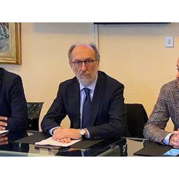 Il vicegovernatore del Friuli Venezia Giulia con delega alla Salute, Riccardo Riccardi, all'IRCCS Burlo Garofolo di Trieste. (Foto Regione FVG)