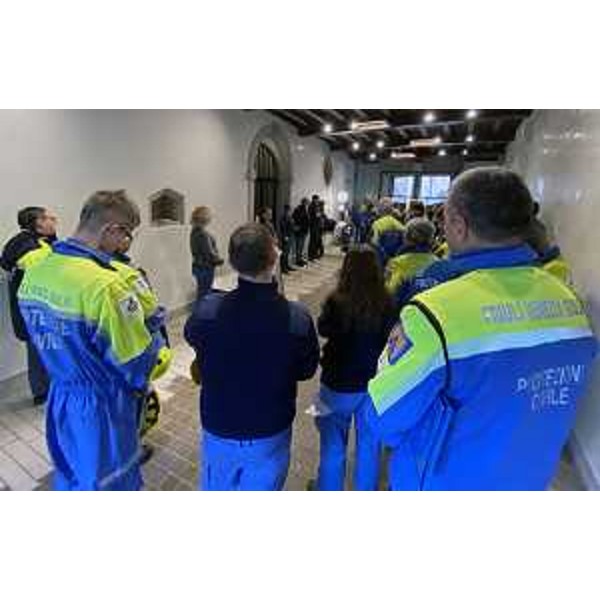 Una fase del corso dedicato ai volontari della Protezione Civile a Pordenone per la gestione dei beni culturali in caso di emergenza. (Foto ARC Liberti)