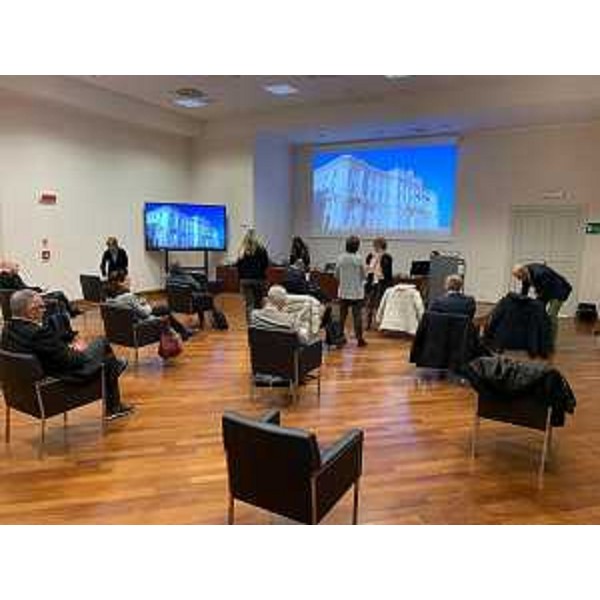 L'assessore regionale alla Cultura del FVG interviene alla riunione operativa necessaria a portare avanti l'organizzazione della presenza della Regione alla prossima edizione del Salone del Libro che si svolgerà a maggio a Torino. (foto Regione FVG)