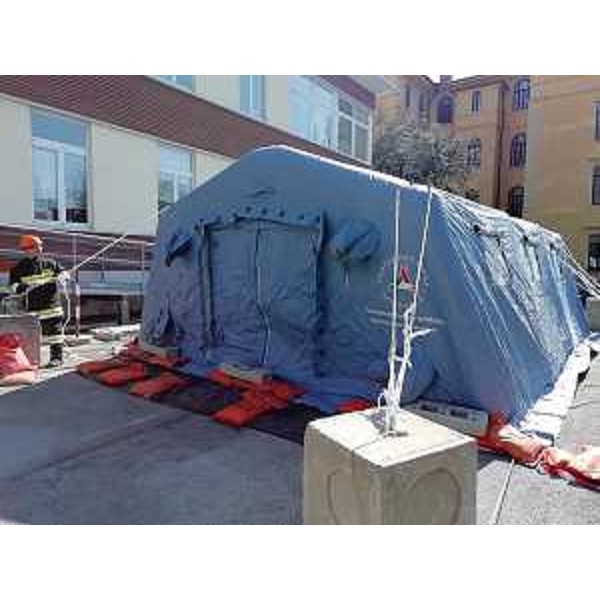 Volontari al lavoro a Trieste (Foto Protezione civile FVG)