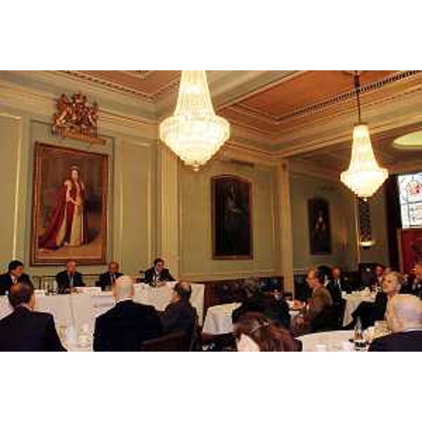 Riccardo Illy (Presidente Regione Friuli Venezia Giulia) al meeting "Business Club Italia" (Londra, 12/05/05)