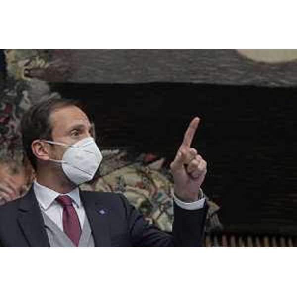 Il governatore del Friuli Venezia Giulia, Massimiliano Fedriga, durante la discussione in Consiglio regionale della Legge di Stabilità 2021 e della Legge collegata alla manovra di bilancio 2021-2023. - Il governatore del Friuli Venezia Giulia, Massimiliano Fedriga, durante la discussione in Consiglio regionale della Legge di Stabilità 2021 e della Legge collegata alla manovra di bilancio 2021-2023. 