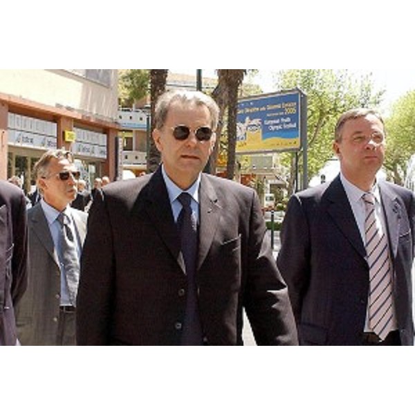 Jacques Rogge (Presidente del CIO) allo EYOF 2005 (Lignano, 12/05/05)