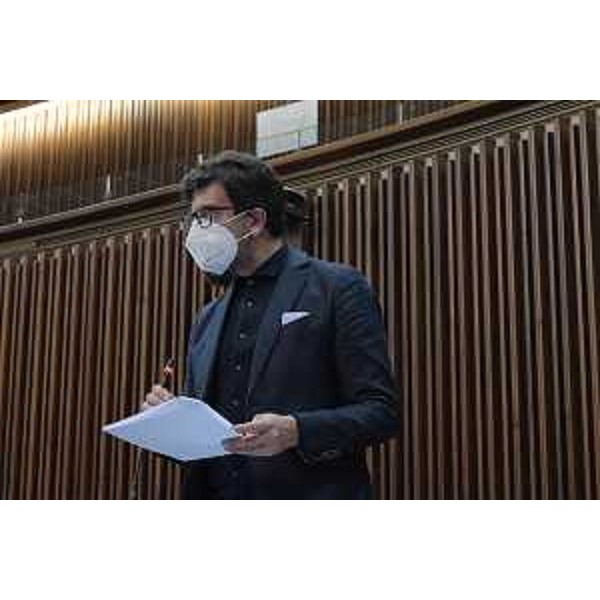 Il consigliere regionale Mauro Capozzella (M5S) - Il consigliere regionale Mauro Capozzella (M5S)