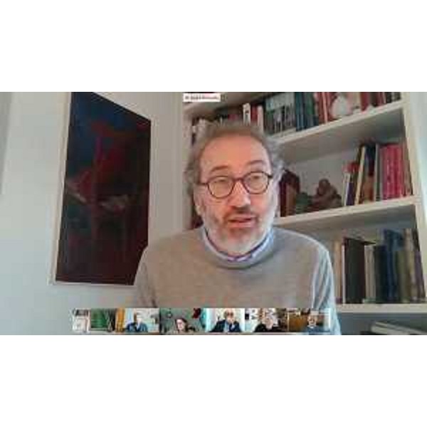 Il consigliere regionale Sergio Bolzonello (Pd) in videoconferenza - Il consigliere regionale Sergio Bolzonello (Pd) in videoconferenza