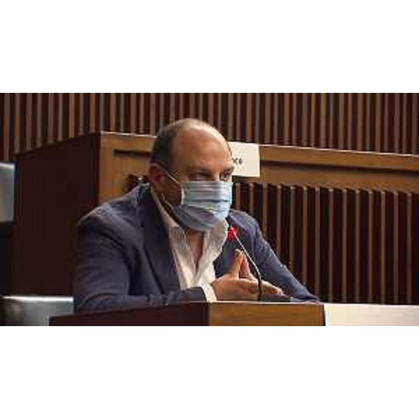 Il capogruppo del Pd, Diego Moretti - Il capogruppo del Pd, Diego Moretti