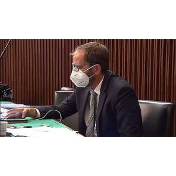 Il capogruppo di FdI, Claudio Giacomelli - Il capogruppo di FdI, Claudio Giacomelli