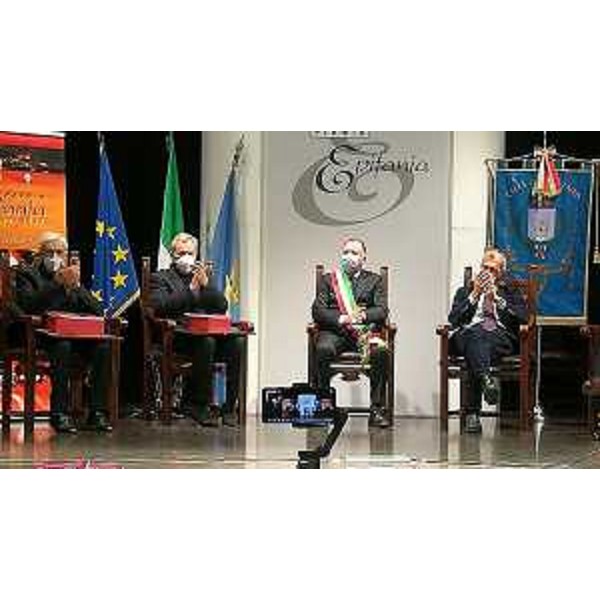 Il palco del Premio Epifania a Tarcento - Il palco del Premio Epifania a Tarcento