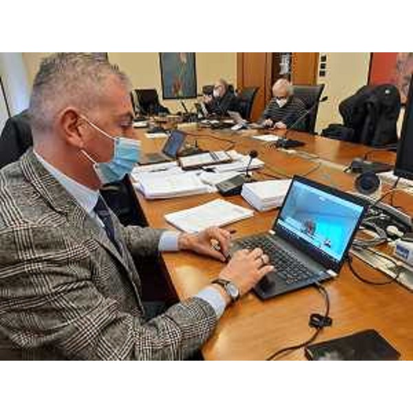 Il presidente della I Commissione, Alessandro Basso (FdI) - Il presidente della I Commissione, Alessandro Basso (FdI)