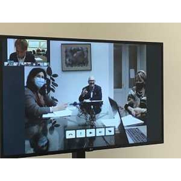 L'assessore regionale Sebastiano Callari nel corso della riunione telematica della Commissione demanio marittimo della Conferenza delle Regioni - L'assessore regionale Sebastiano Callari nel corso della riunione telematica della Commissione demanio marittimo della Conferenza delle Regioni 