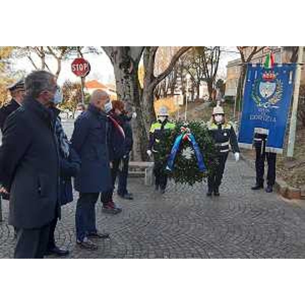 Il presidente Zanin e l'assessore Callari alla cerimonia di Gorizia - Il presidente Zanin e l'assessore Callari alla cerimonia di Gorizia