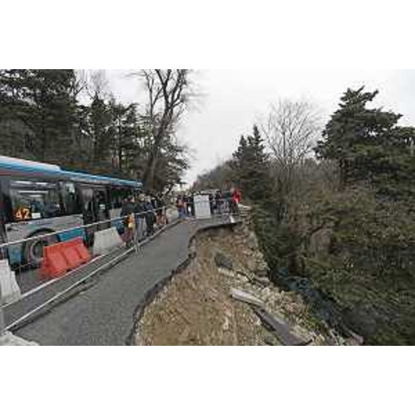 Il particolare dell'area dell'intervento di Protezione civile, - Il particolare dell'area dell'intervento di Protezione civile, 