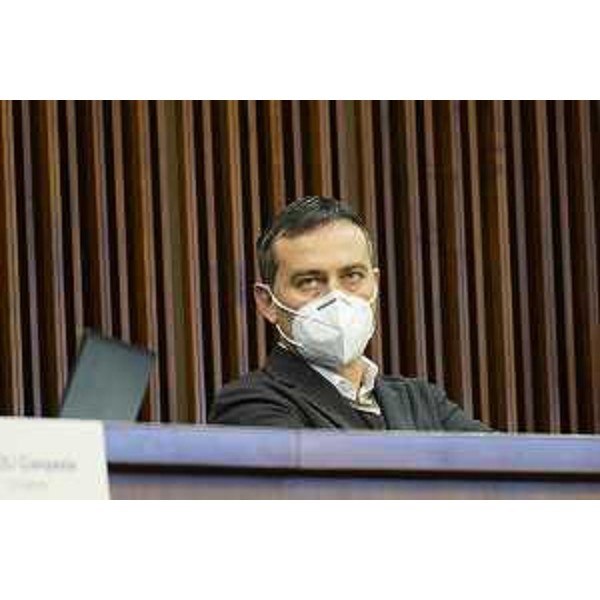 Il capogruppo di Patto per L'Autonomia, Massimo Moretuzzo - Il capogruppo di Patto per L'Autonomia, Massimo Moretuzzo