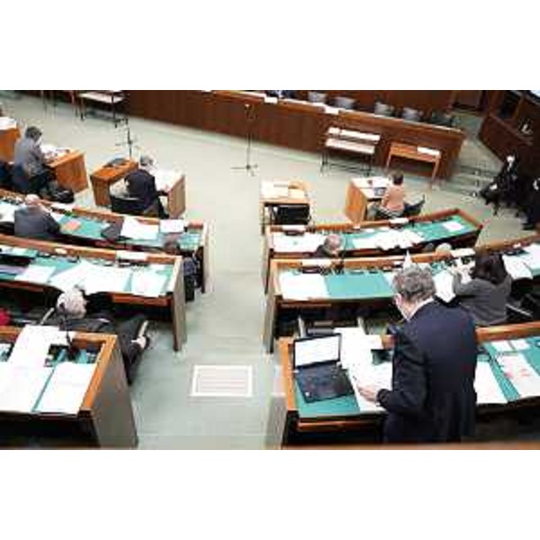 L'Aula durante l'approvazione di SviluppoImpresa - L'Aula durante l'approvazione di SviluppoImpresa