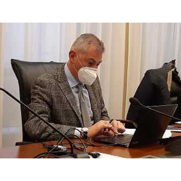 Il presidente della I Commissione, Alessandro Basso (FdI) - Il presidente della I Commissione, Alessandro Basso (FdI)