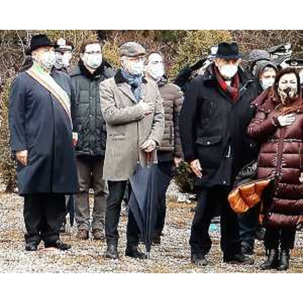 Zanin alla cerimonia di Basovizza - Zanin alla cerimonia di Basovizza